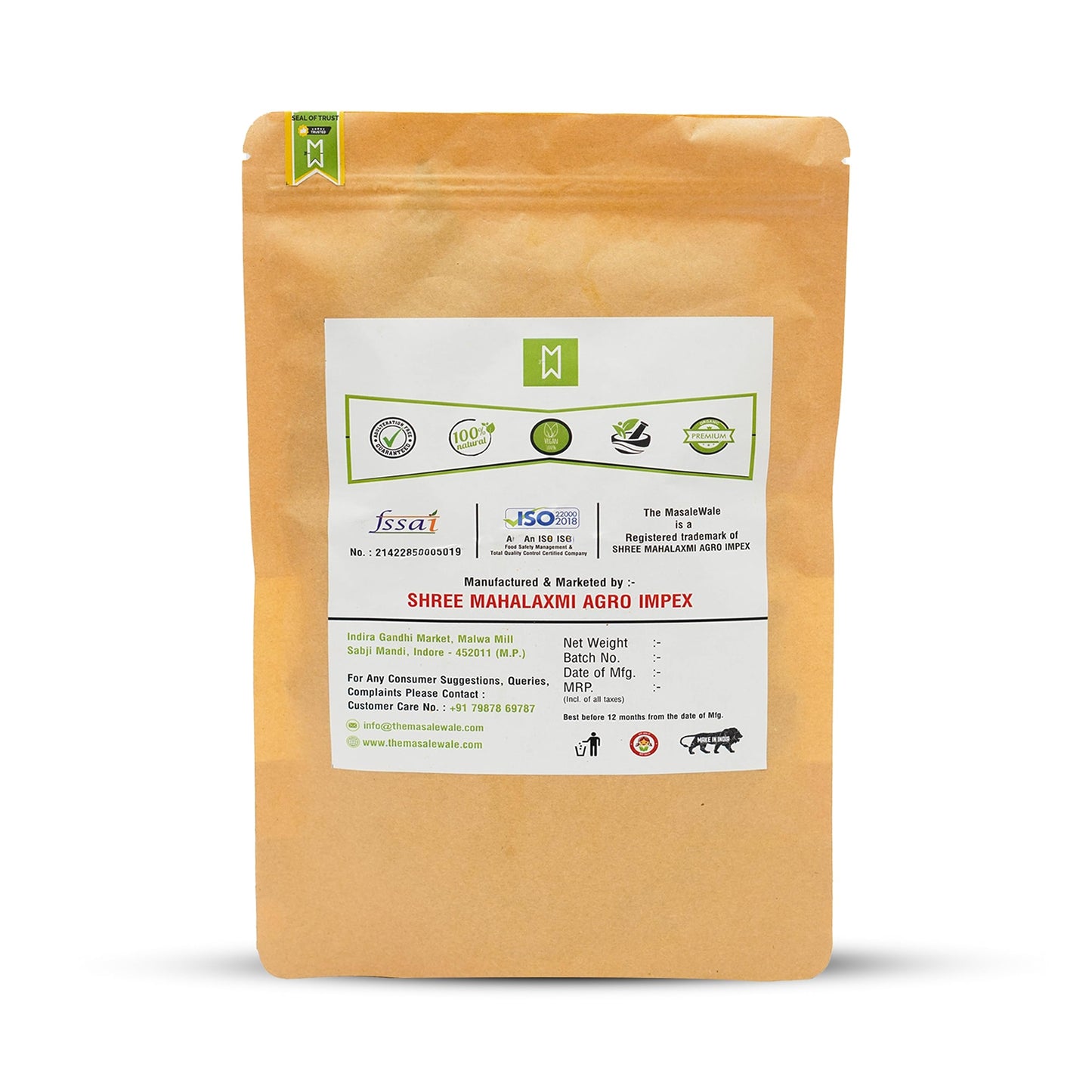 The Masalewale's Bay Leaf | Tejpaan/Tejpatta Whole | Authentic Tejpatta | 100% Natural | Fresh | Organic | Hand Picked | Grade A | Export Quality | Dried | Indian Spice And Herbs (100)