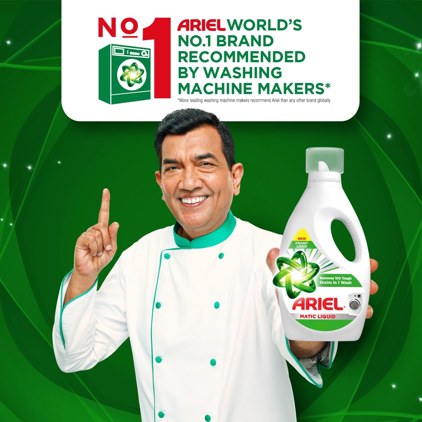 Ariel Front Load Matic Liquid Detergent 3.2Ltr