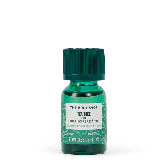The Body Shop Vegan Tea Tree Oil, 10 ML - For Oily, Blemished Skin| Purifying| Vegan