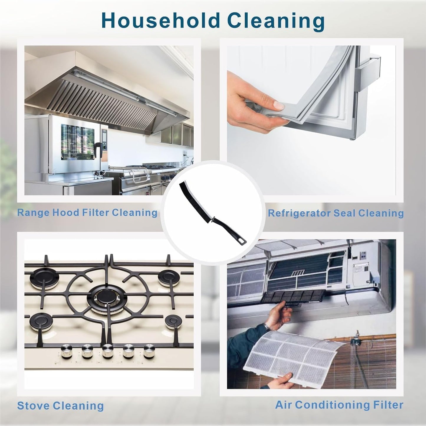 SHOPPOFOBIX Multipurpose Non-Scratch Wire Dishcloth, 6-Pack Soft Wire Dishwashing Rags Safe for Non-Stick Cookware, Scrubs & Cleans for Dishes, Sinks, Counters, Stove Tops, Easy Rinsing, Durable (6)