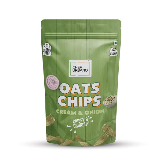 15x  Chef Urbano Oats Chips Cream & Onion - 85g each - Pack of 15