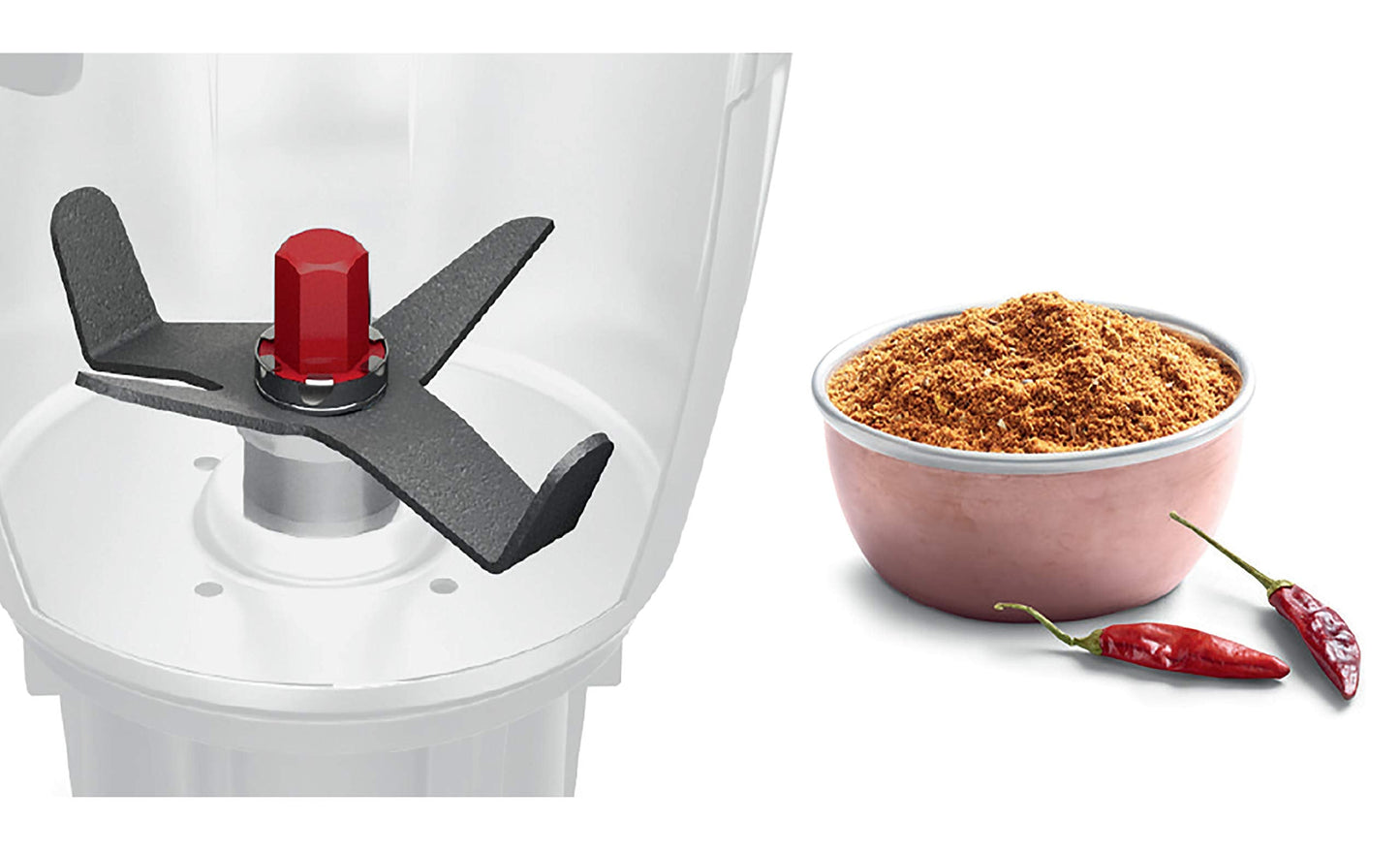 Bosch TrueMixx Pro Mixer Grinder, 1000W 4 Jars Black MGM8842MIN