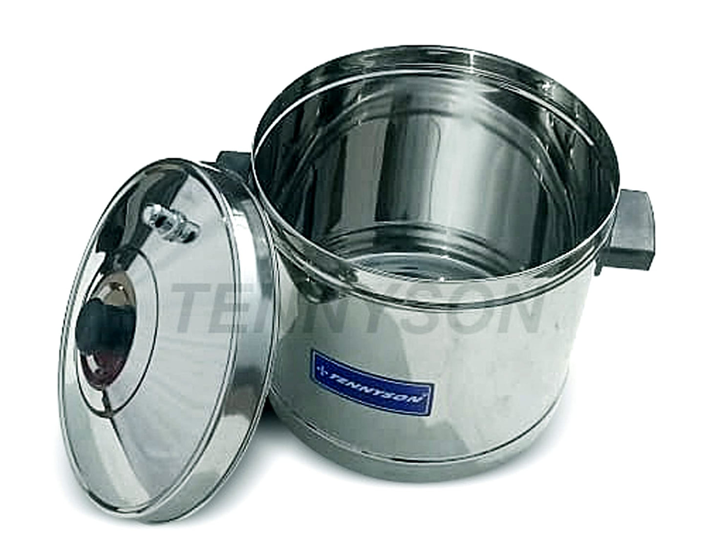 Tennyson Stainless Steel Outer Lid Idli Cooker Big (Without Plate), 5 liter