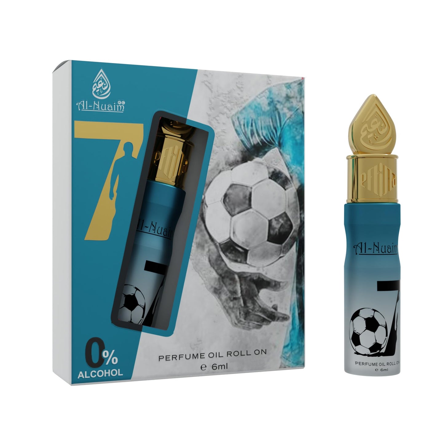 Al-Nuaim® 07 Attar Roll On - 6ML | Unisex Attar | Exquisite Alcohol-Free Aromatic Fragrance Oil for Lasting Elegance and Charm