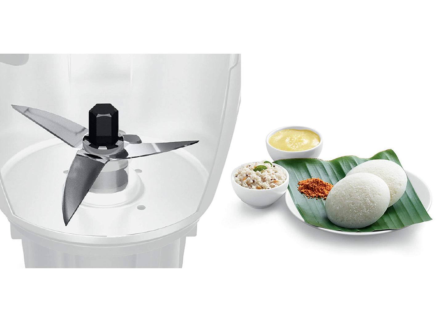 Bosch TrueMixx Pro Mixer Grinder, 1000W 4 Jars Black MGM8842MIN