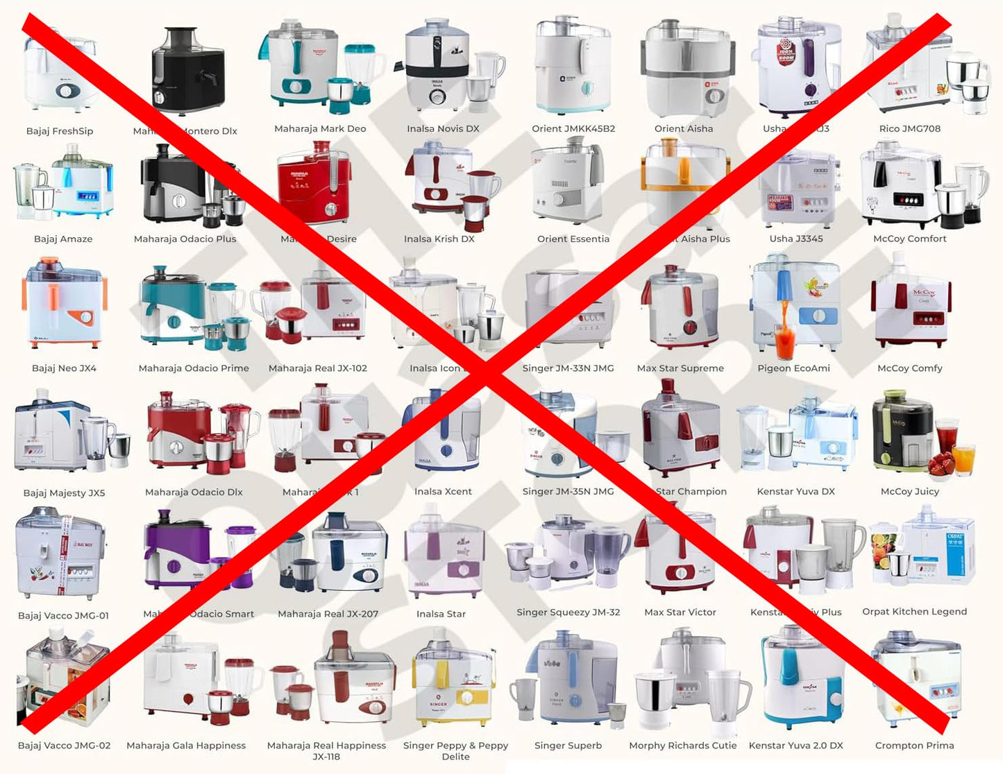 The Quasar Store Combo Chutney Jar, Mixer Jar (180 Ml 400 Ml) Suitable For All Local & Branded Mixer Which Comes With 2 Lock & 4 Teeth Coupler - Silver