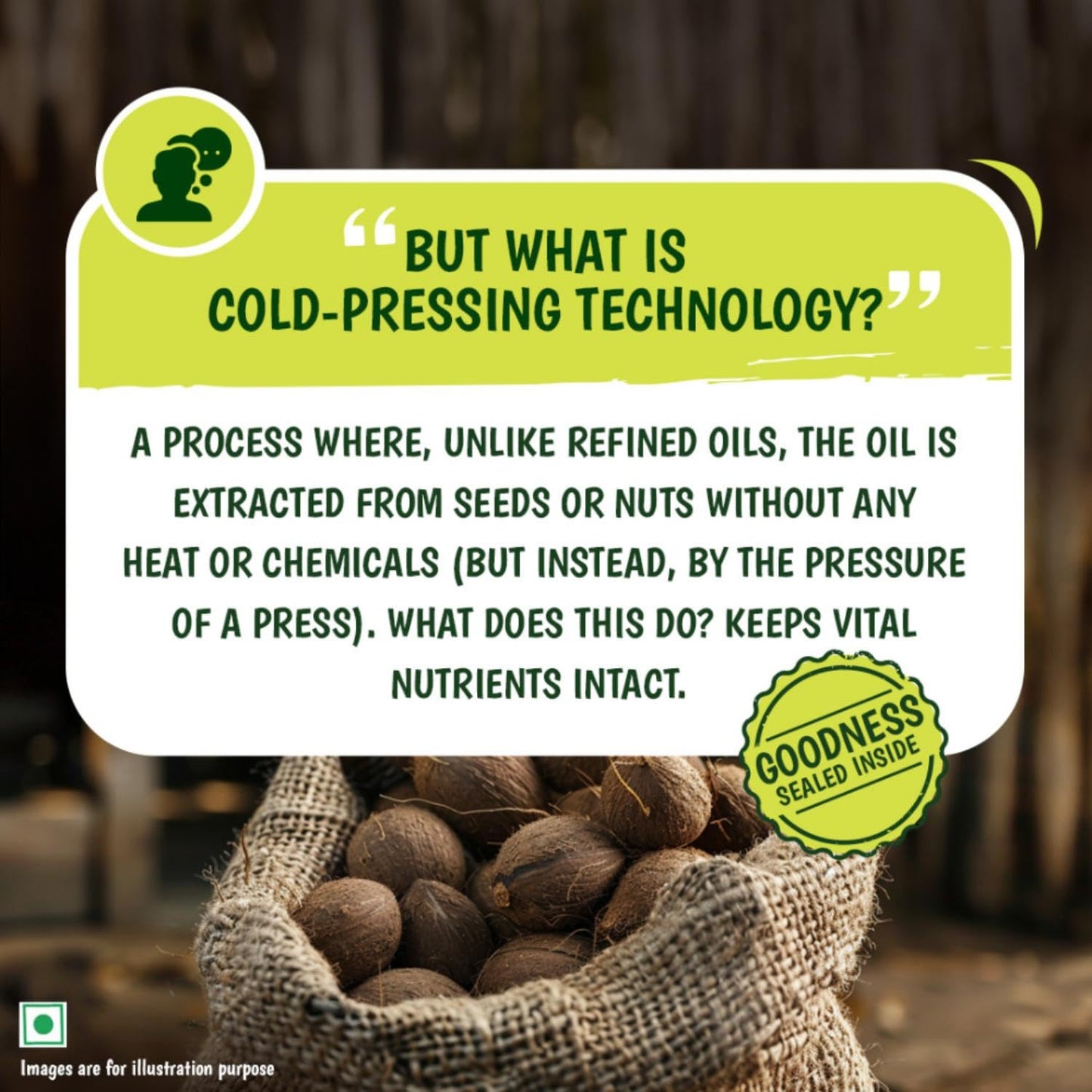 Tata Simply Better Pure & Unrefined Cold Pressed Virgin Coconut Oil, Naturally Cholesterol Free, 500ml, Rich Aroma & Flavour of Real Coconuts, For Daily Cooking with Multipurpose Usage,A1 Grade Coconuts