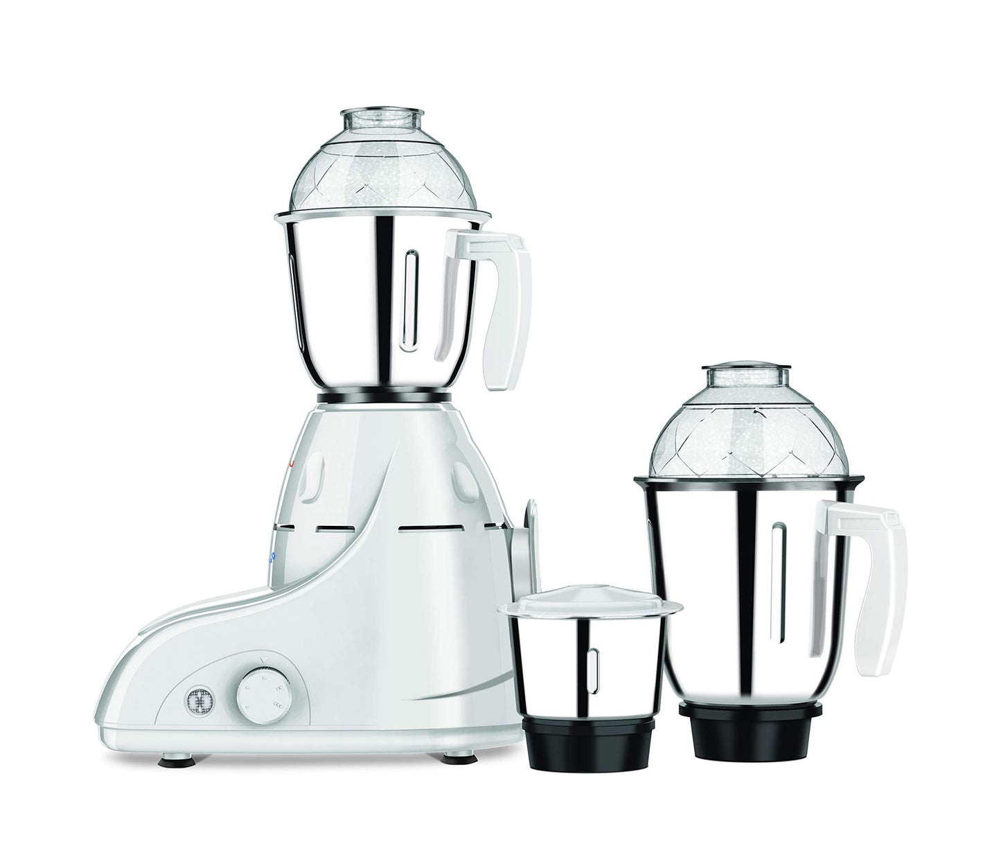 Bajaj GX 8 750 watts DLX 750W Mixer Grinder with 3 Jars, White | Plastic