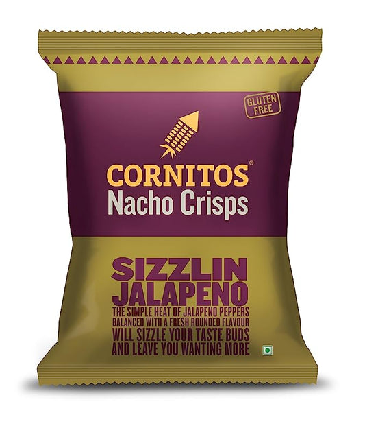 50x Cornitos Nacho Crisps Sizzling Jalapeno, Pack of 50 - 55g each