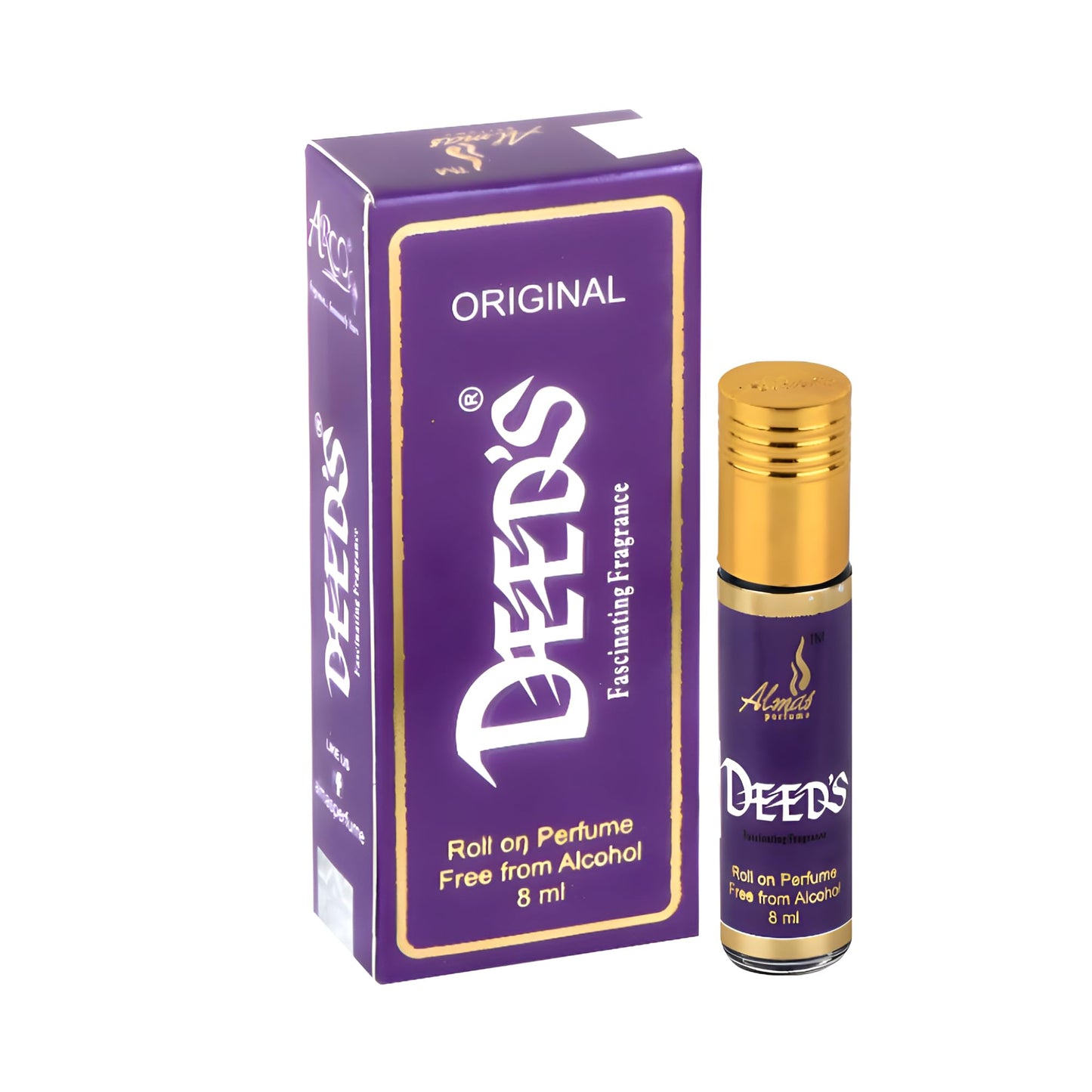Almas Fascinating DEEDS Long Lasting Attar (Combo Pack of 6-8ml Each) 48ml Floral Non Alcoholic Liquid Attar With Delightful Fragrances