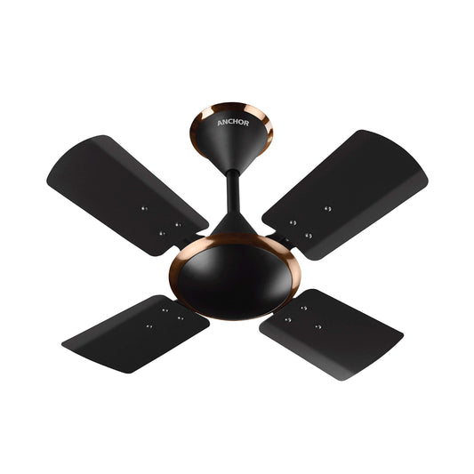 anchor by panasonic Ventus 600mm High Speed Ceiling Fan | 600mm (24 Inch) Ceiling Fan suitable for Kitchen, Veranda, Balcony, Small Room (Smoke Brown Briken, 14074SBB)