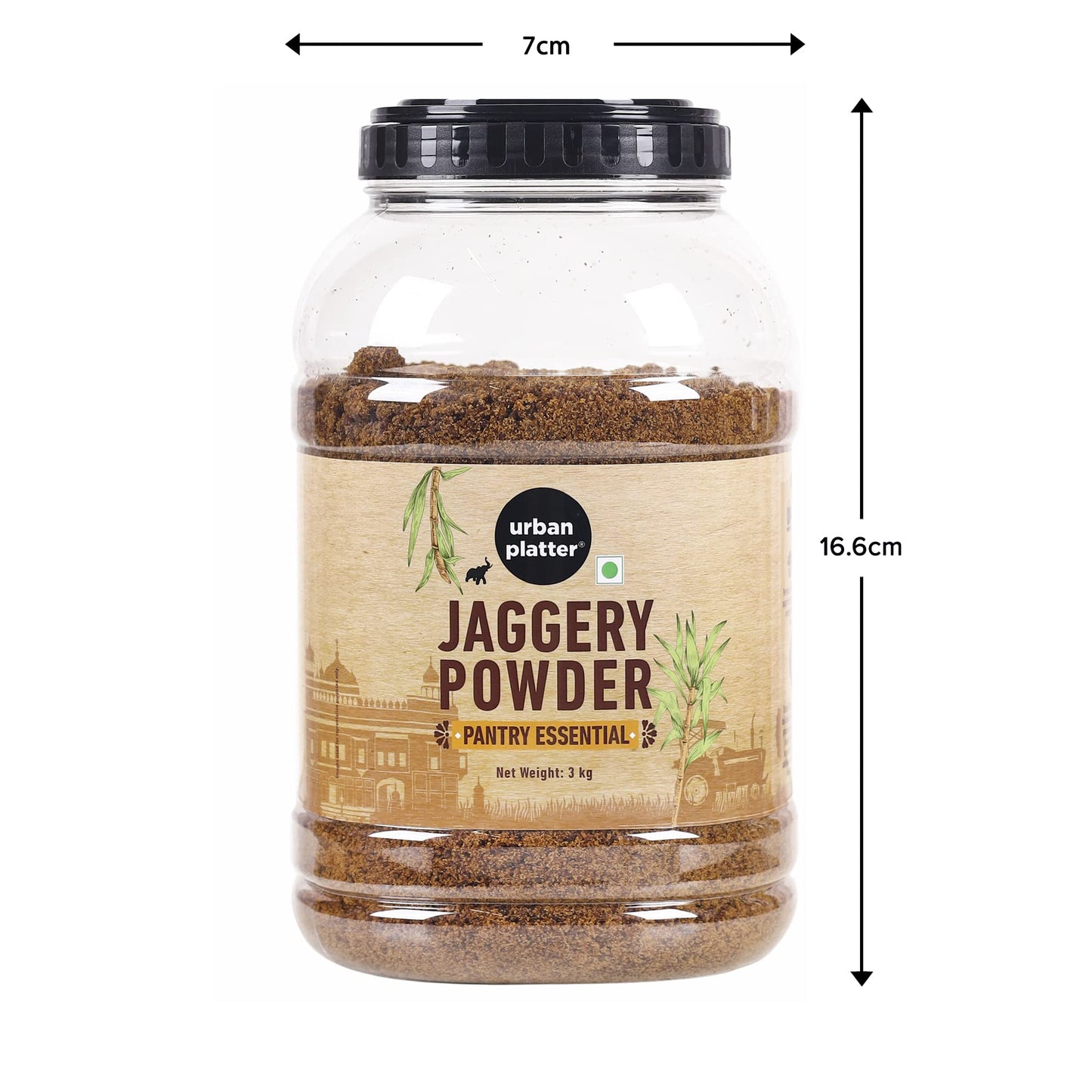 Urban Platter Jaggery Powder, 3Kg