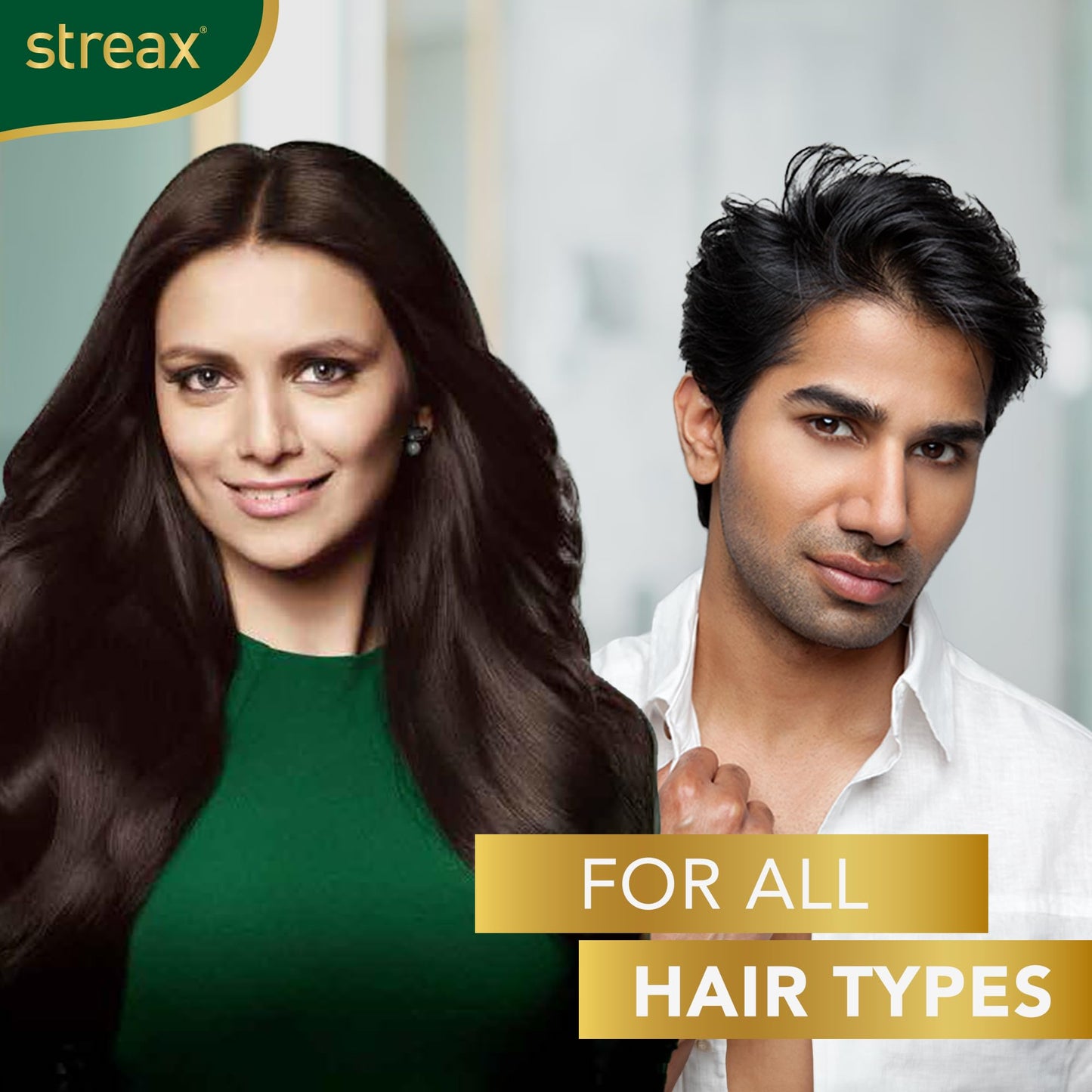Streax Insta Shampoo Hair Colour for Women and Men, Natural Black - Pack of 5 | 100% grey coverage in 5 minutes | Long lasting, easy to use