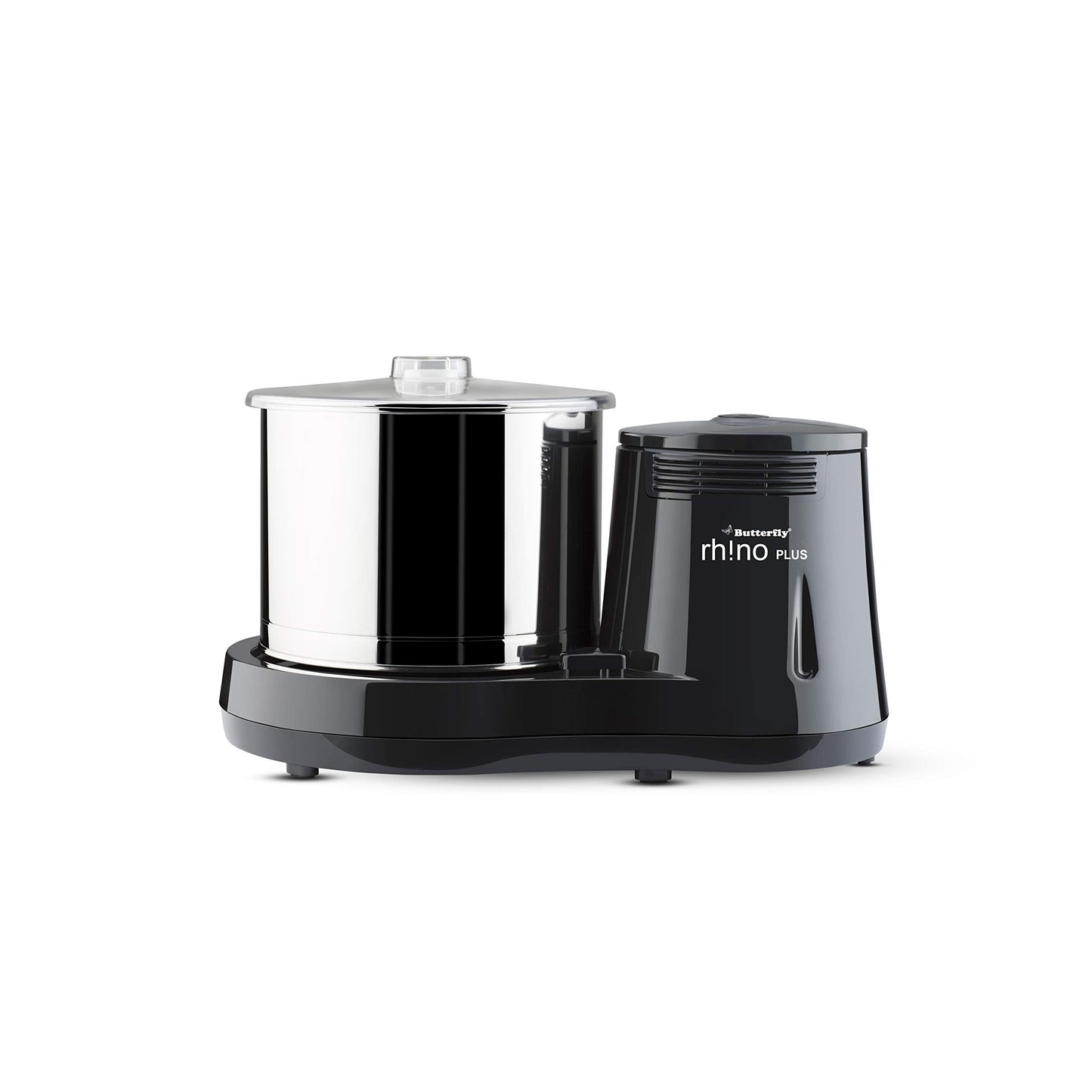 Butterfly Smart Glass 3 Burner Gas Stove & Butterfly Rhino Plus Wet Grinder, 2L (Grey), 150W