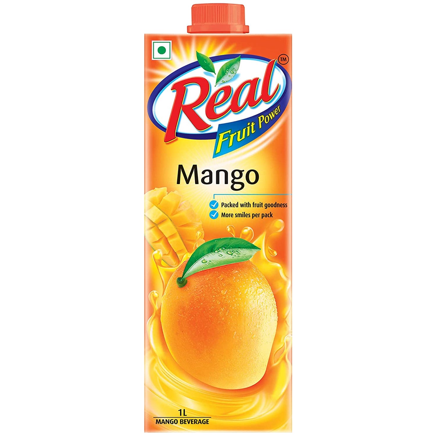 10x Real Fruit Power Mango - 1000ml each - Pack of 10