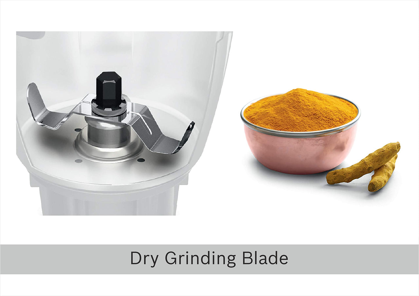 Bosch TrueMixx Black 500 Watt Joy Mixer Grinder, 3 Jars - MGM2133BIN