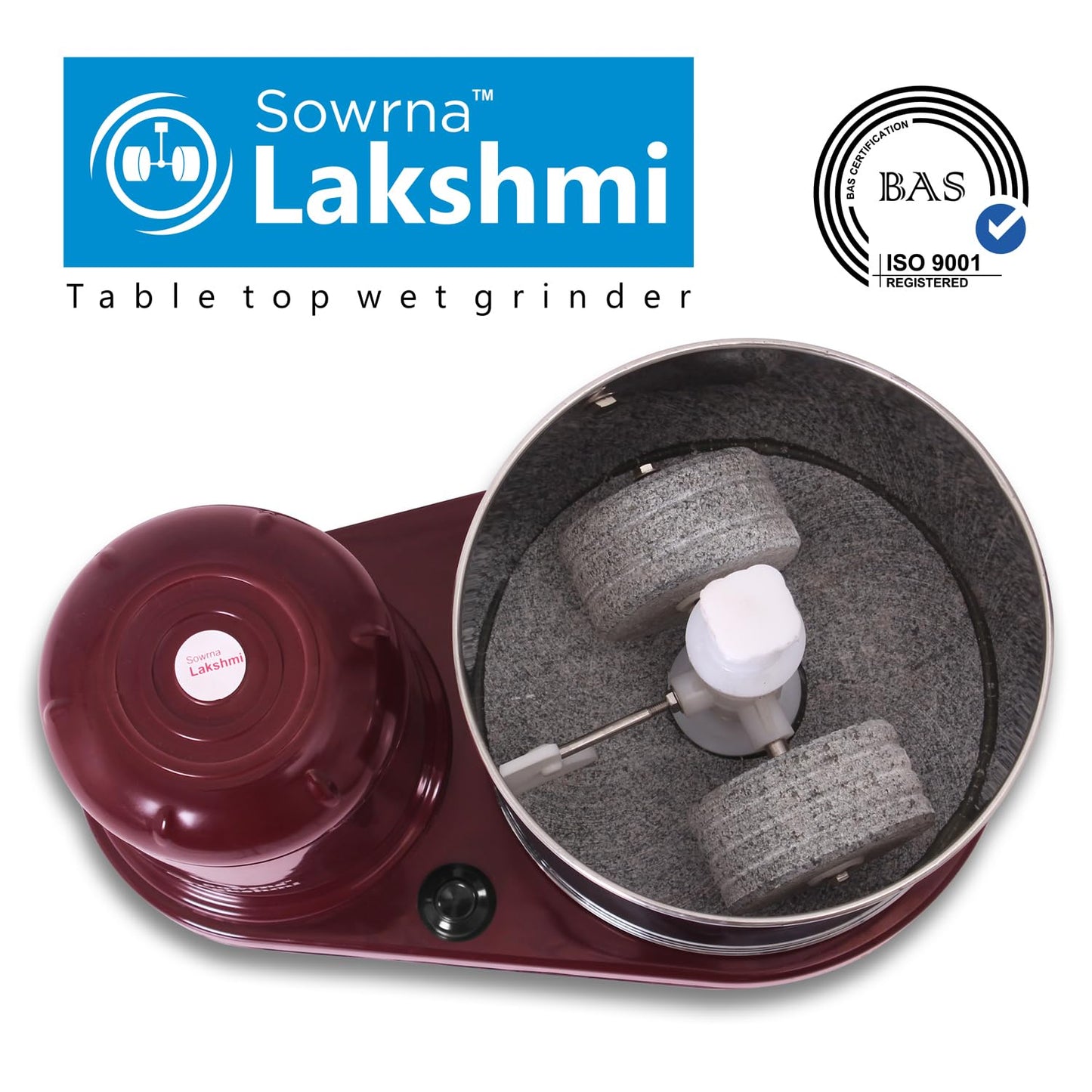 Sowrna Lakshmi Wet Grinder Cherry,ABS Body