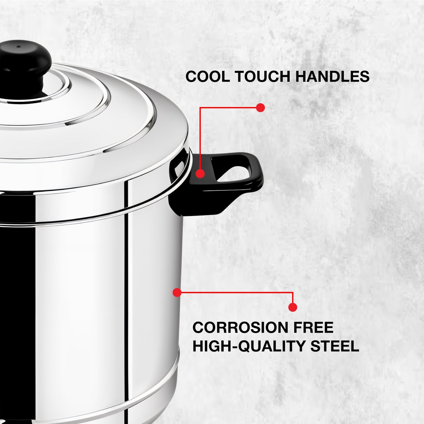 Thangam Stainless Steel Idli Maker Non Stick Idly Cooker/Steamer, Silver (Silver(6 Plates))