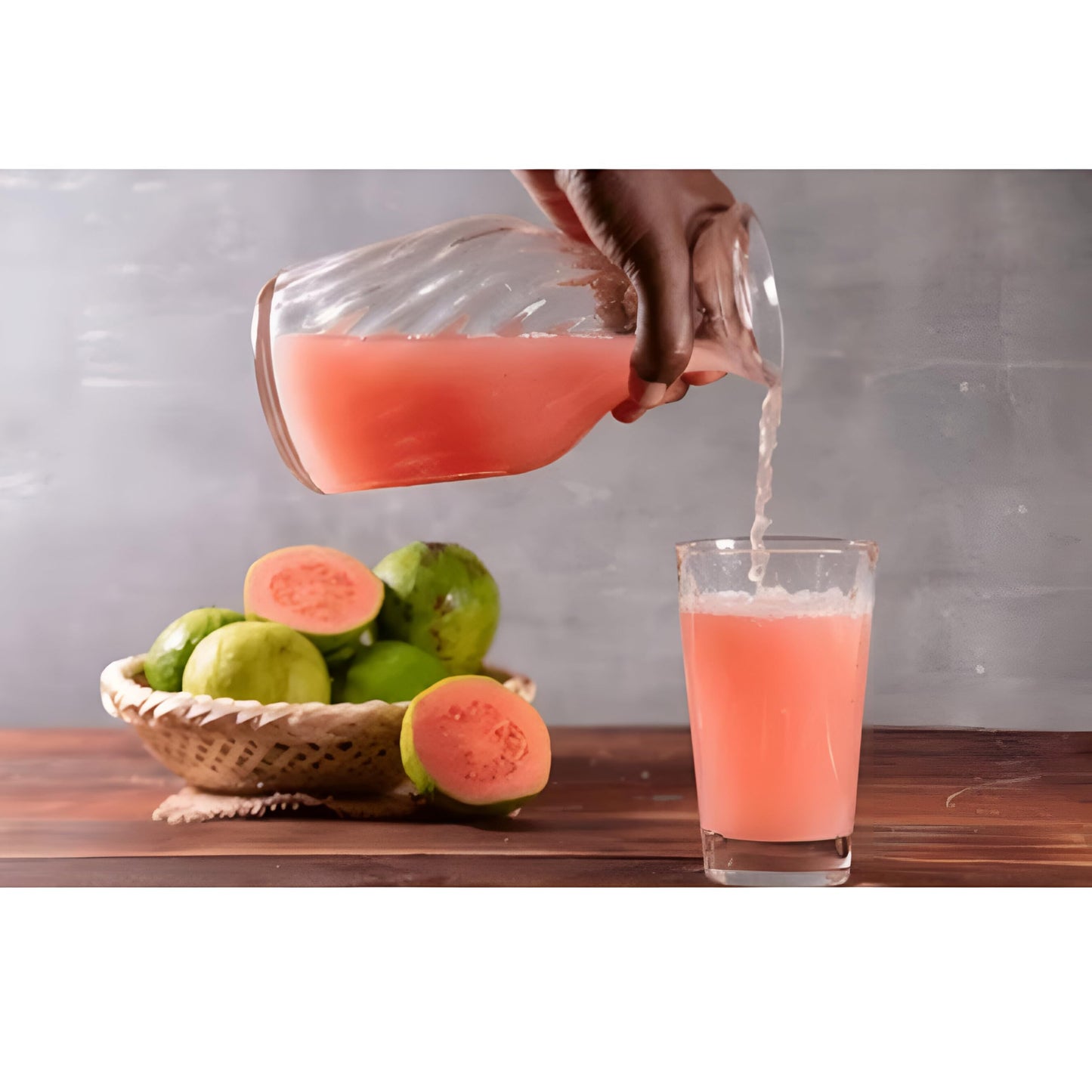 Yeshvi NATURAL Spicy Guava Powder, Instant Drink Mix Guava Powder for Juice, Cake, Jamphal for Fruit Powder make juice, 100gm