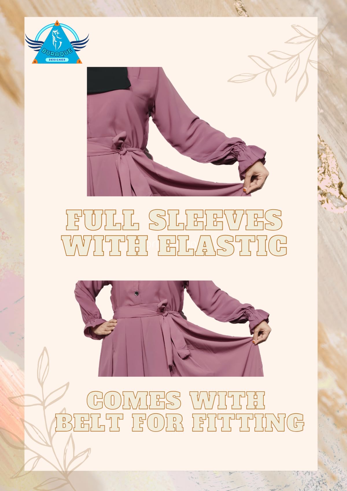 BURAQUE DESIGNER Abaya for Girls and Women Stylish Design Stitched Burqa Dress (B01-Black-Burkha)