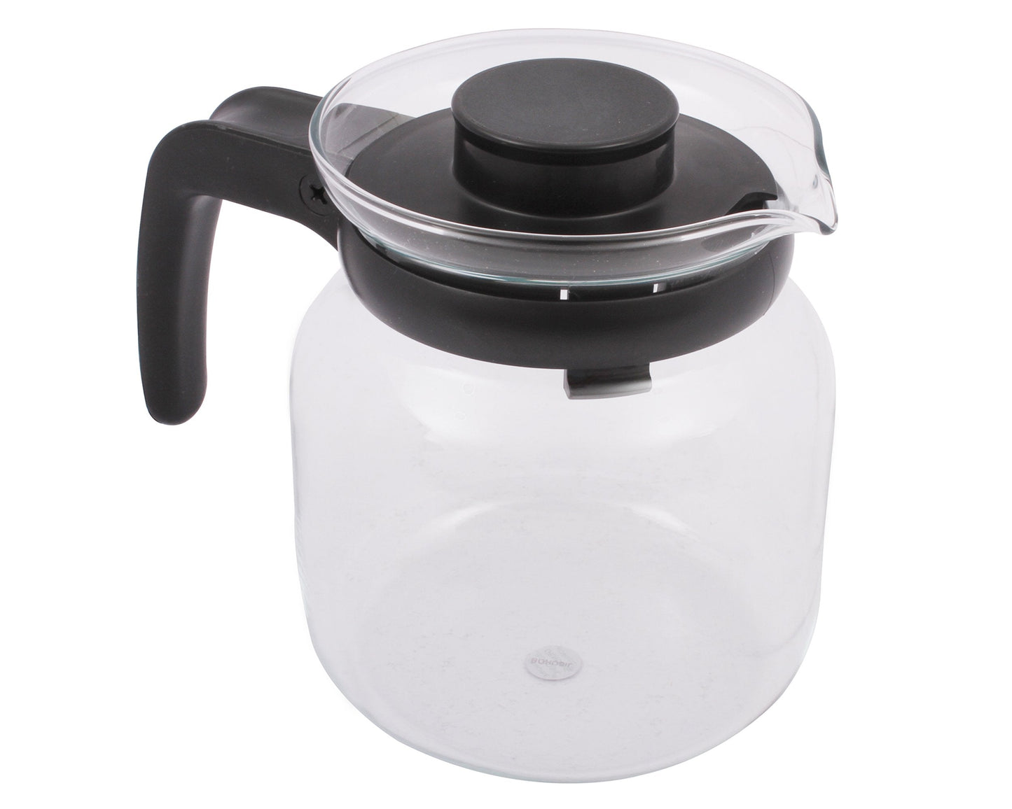 Borosil Glass Carafe with Strainer, 1 Litre, Transparent