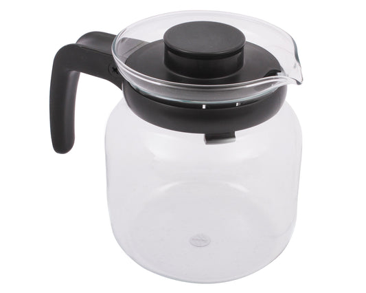 Borosil Glass Carafe with Strainer, 1 Litre, Transparent