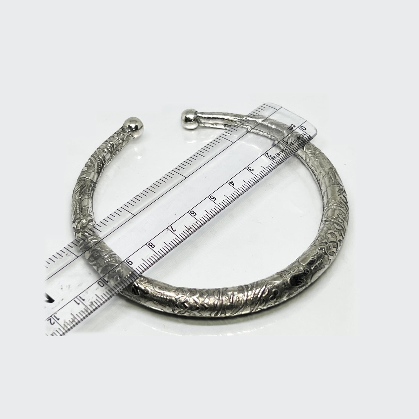 THE STYLE COURTYARD Oxidized Toe Kada/Anklet Kada/Leg Kada Traditional Rajasthani Jewelry, Kada Payal For Women