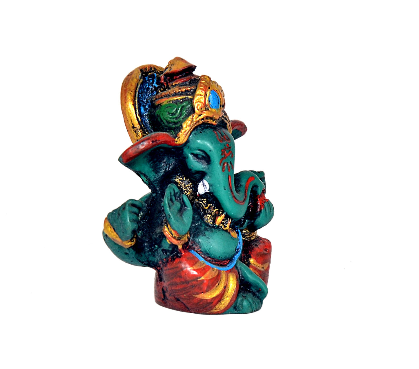 AONA Resin Lord Ganesha Ganpati Statue Idol Murti, Height : 6 cm
