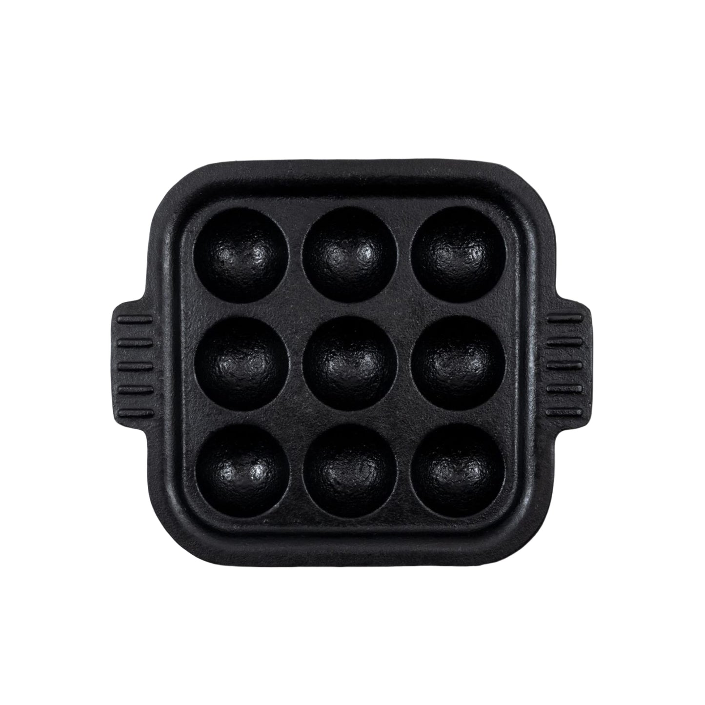 Bhagya Cast Iron Cookware Bhagya Cast Iron Paniyaram Pan/Unniyappam Chatty/Paddu Maker/Appam Pan Pre-Seasoned | Naturally Non-Sticky Cookware | Non Toxic - 9 Holes, Large