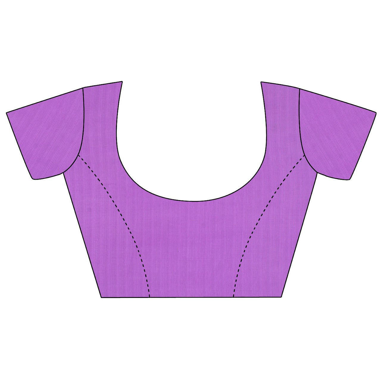 Anand Sarees Women's Georgette Saree With Blouse Piece (1152_4_Multicoloured_Free size_Purple)