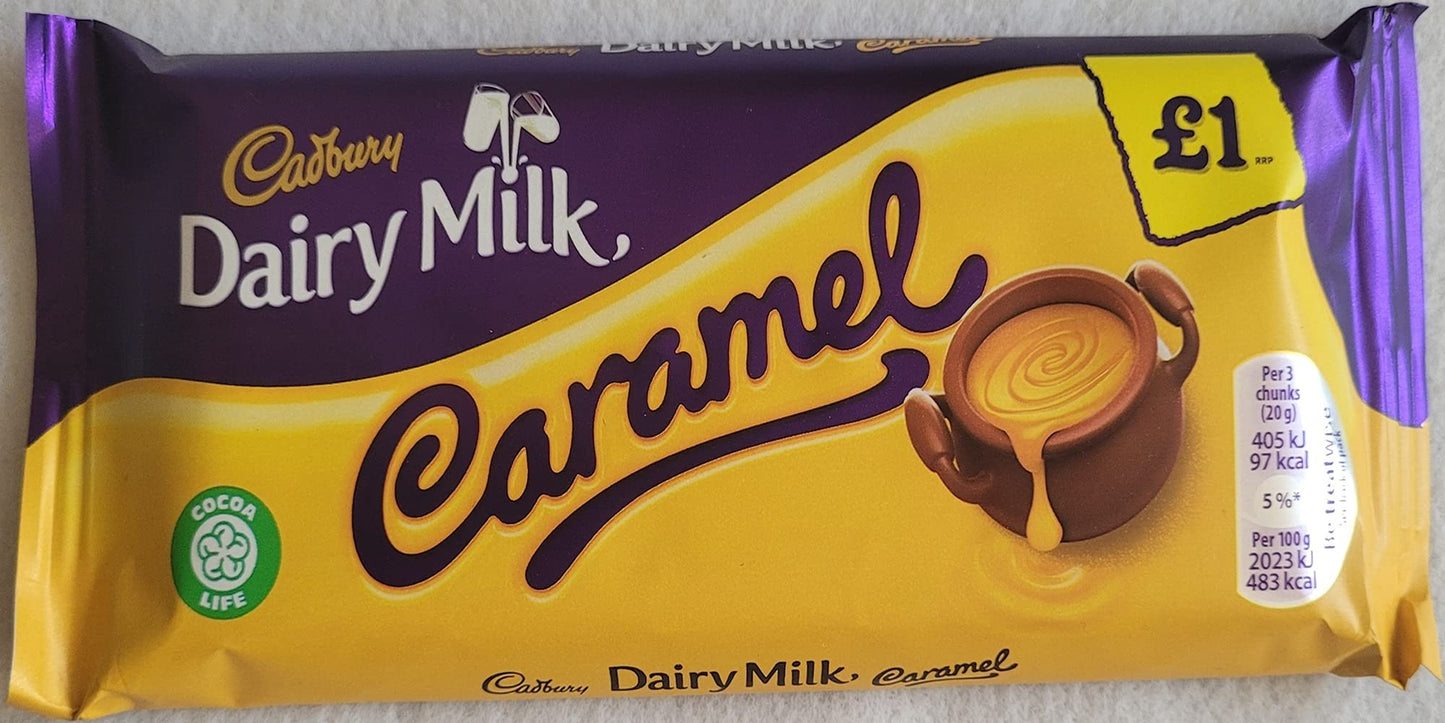 Cadbury Dairy Milk Caramel, 120 Gram
