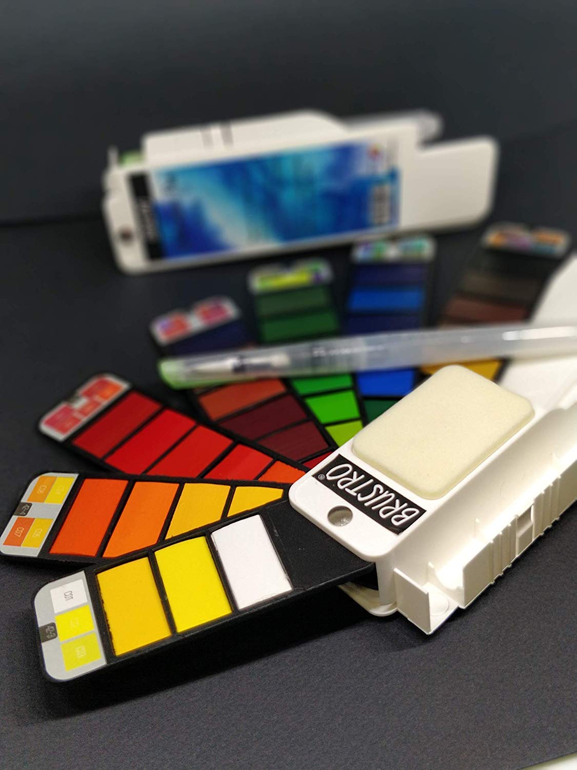 Brustro Artists ’ Watercolour Pan (Set of 42 Colours)