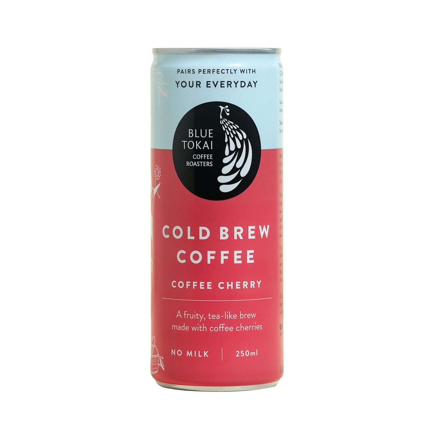 Blue Tokai Coffee Roasters Cherry Cold Brew Can | Ready to Drink Coffee | 100% Arabica Coffee
