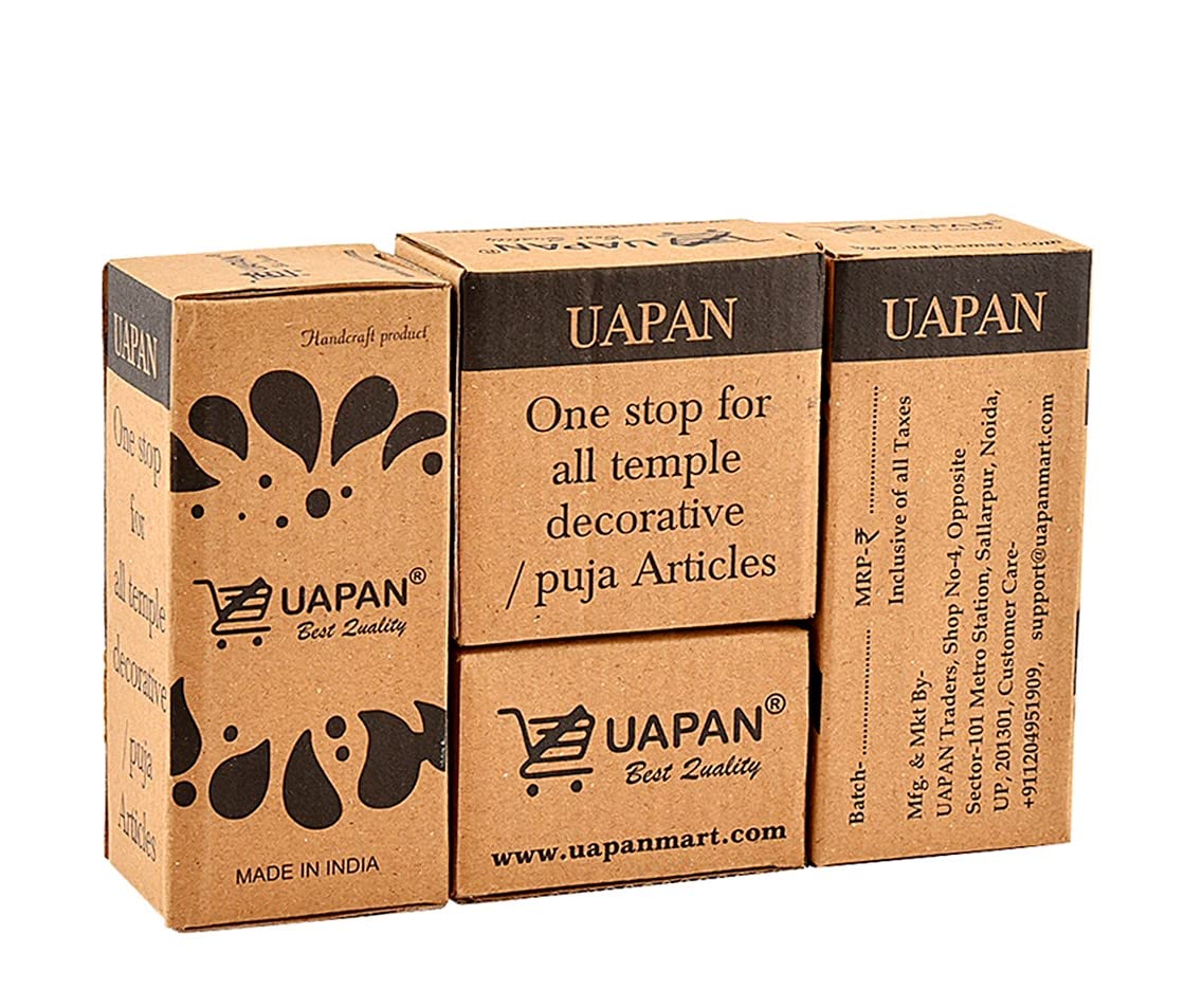 UAPAN Ghungroo (50 + 50) White Cotton String (1.4 cms)