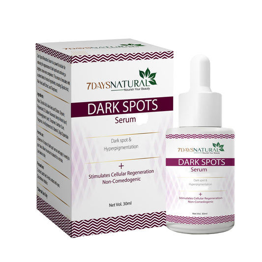 7 DAYS Dark Spots Serum for Men & Women | Daily Face Serum for Glowing Skin, Oily Skin & Dark Spots(30 Ml)
