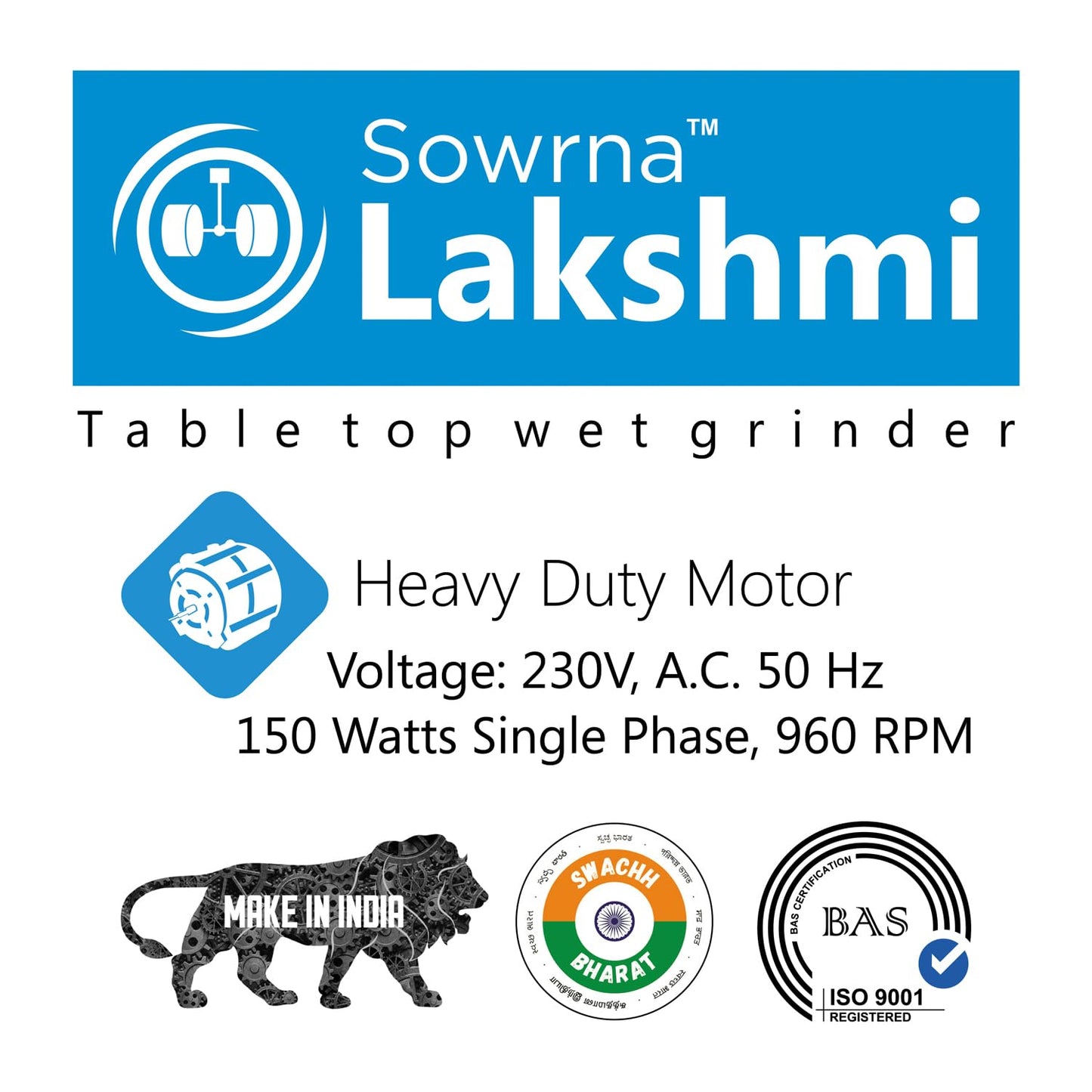 Sowrna Lakshmi Wet Grinder Cherry,ABS Body