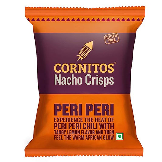 50x Cornitos Nacho Crisps Peri Peri, Pack of 50 - 55g each