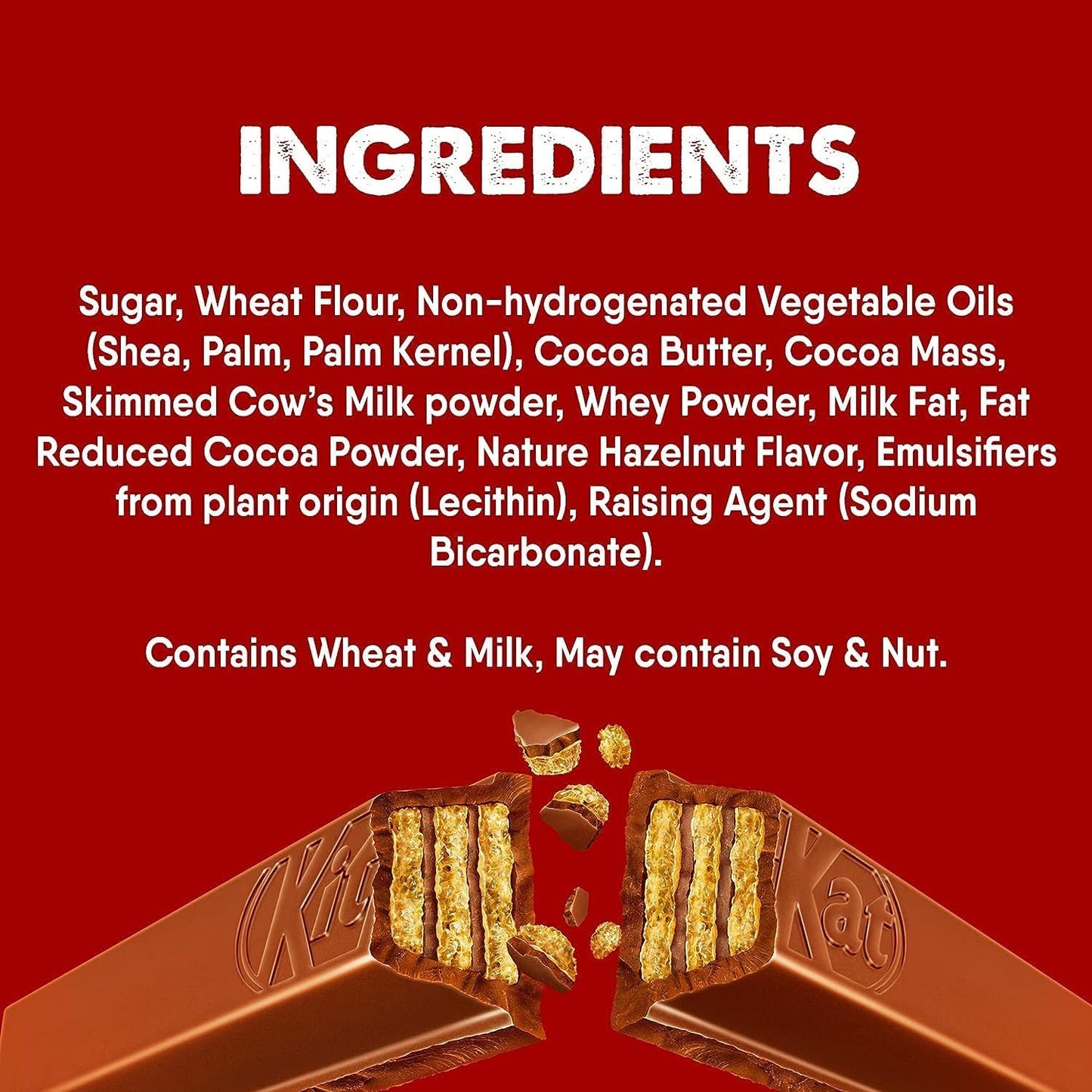 24x Nestle Kitkat Four Finger Wafer With Crunchy Hazelnut Covered In Creme Milk Chocolate Coating Infused With The Rich Flavor Of Roasted Hazelnuts(41.5gm x 24) Celebrations Box