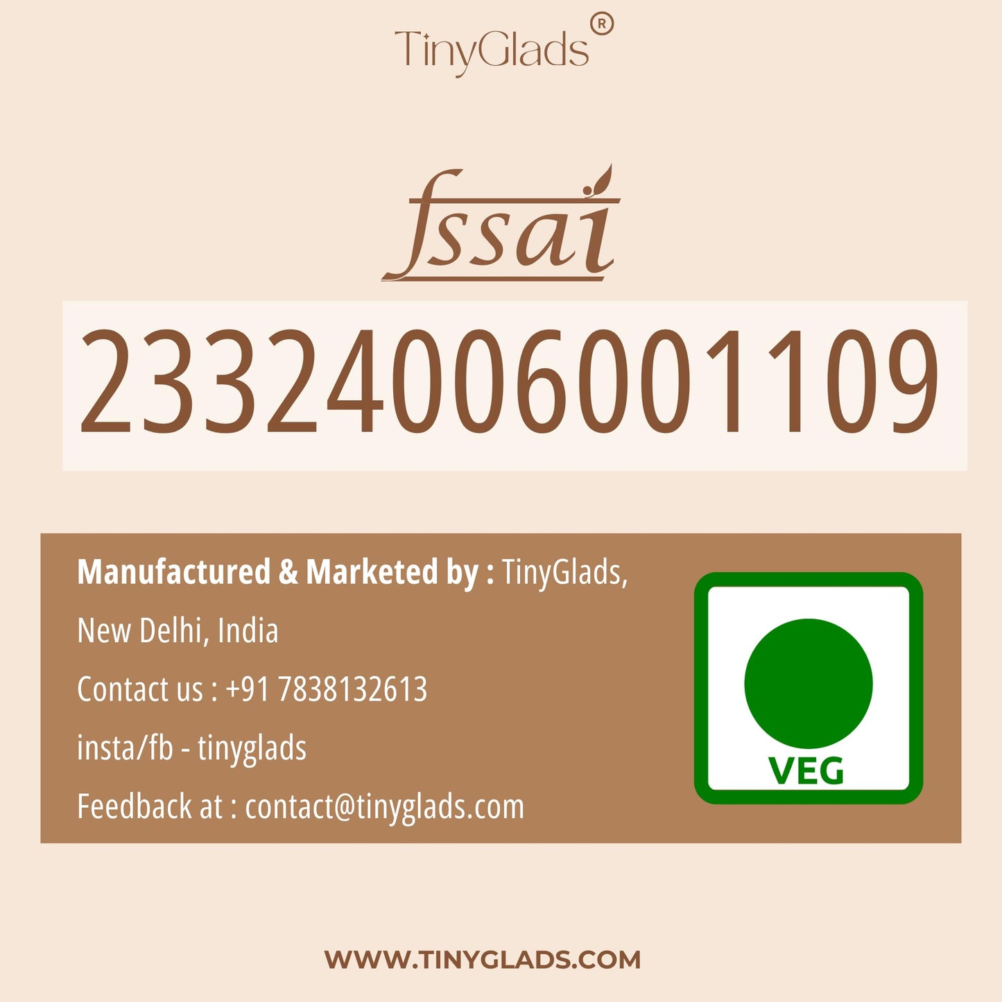 TinyGlads Dark Premium Chocolate Coated Almonds Jar- 250 Grams