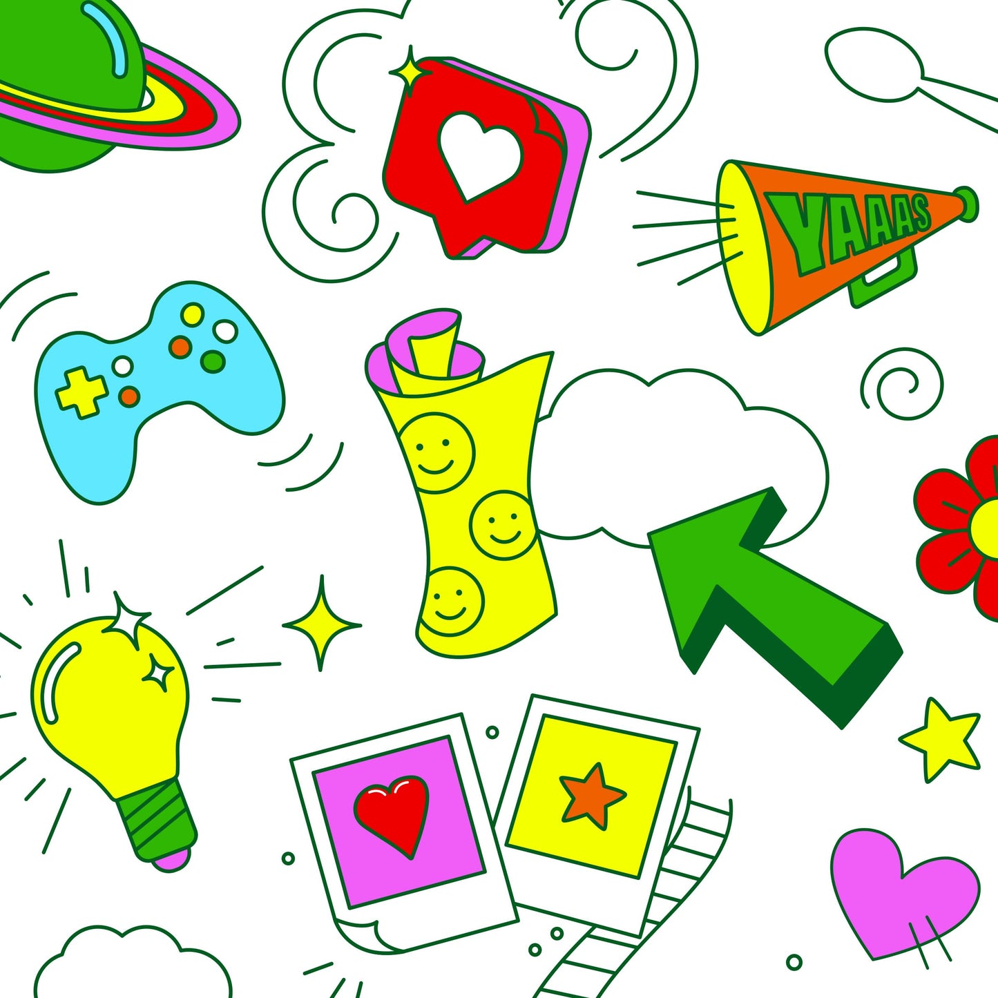 Betty Crocker Fruit Roll-Ups Tropical Tie-Dye Snacks, 141g