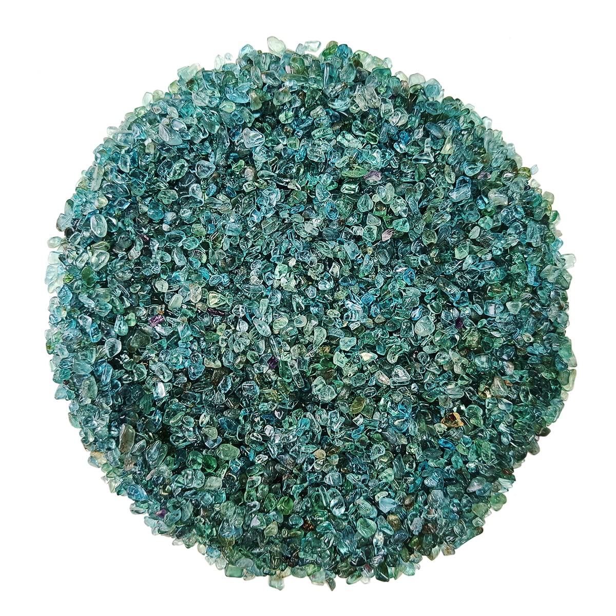 9Dzine Healing Crystal Chips for Vastu Natural Blue Apatite Stone 50 Gm Blue Apatite Crystal Stone Chips Dust Raw Rough Stone for Reiki Healing Meditation