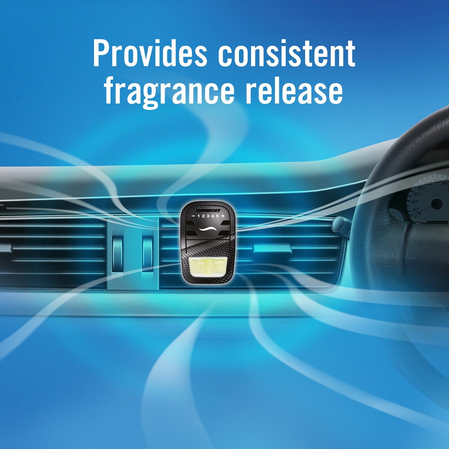 5x Ambi Pur Vanilla Bouquet Car Air Freshener Starter Kit Liquid (7.5ml each) - Pack of 5