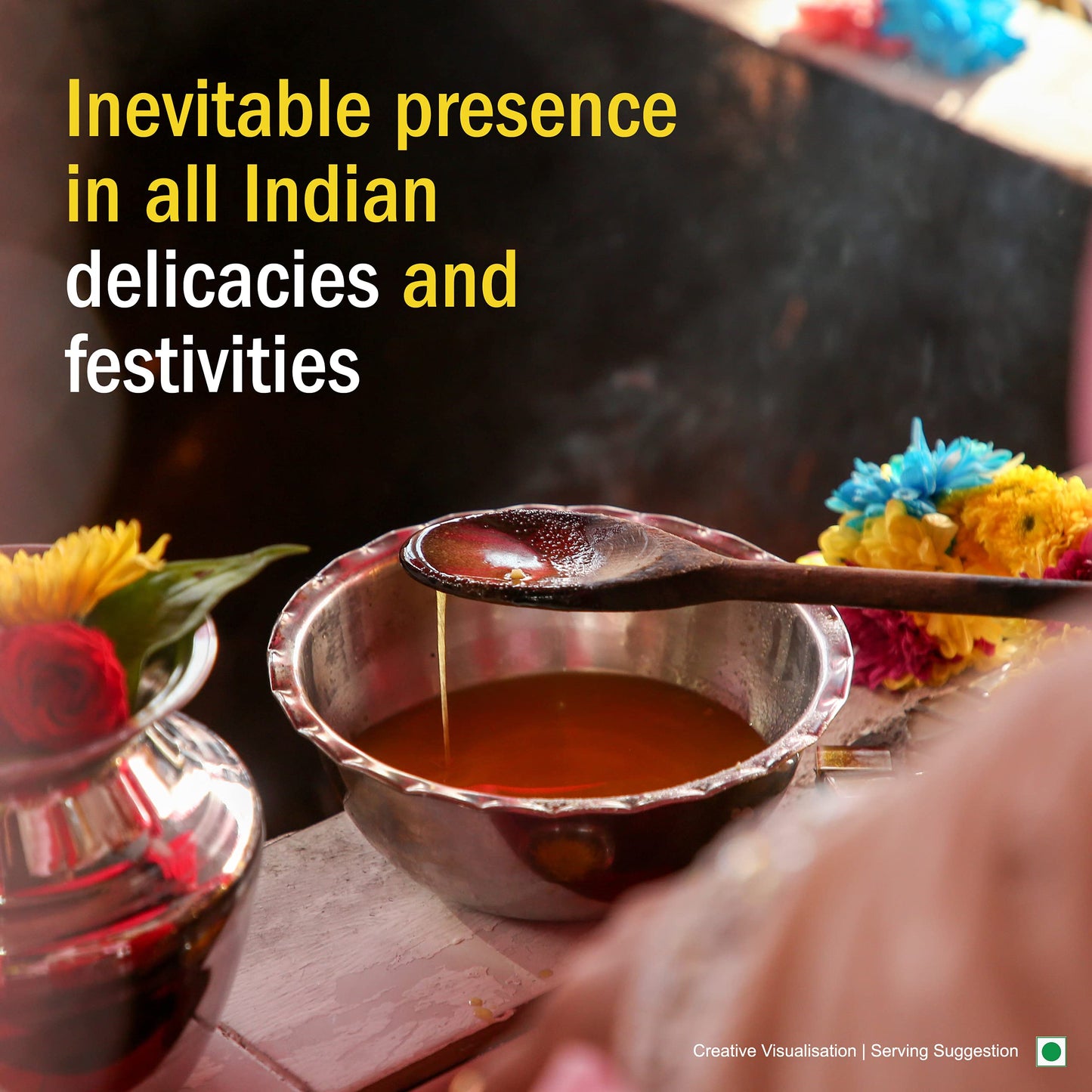 Aashirvaad Svasti Pure Cow Ghee - Desi Ghee with Rich Aroma - 500mL