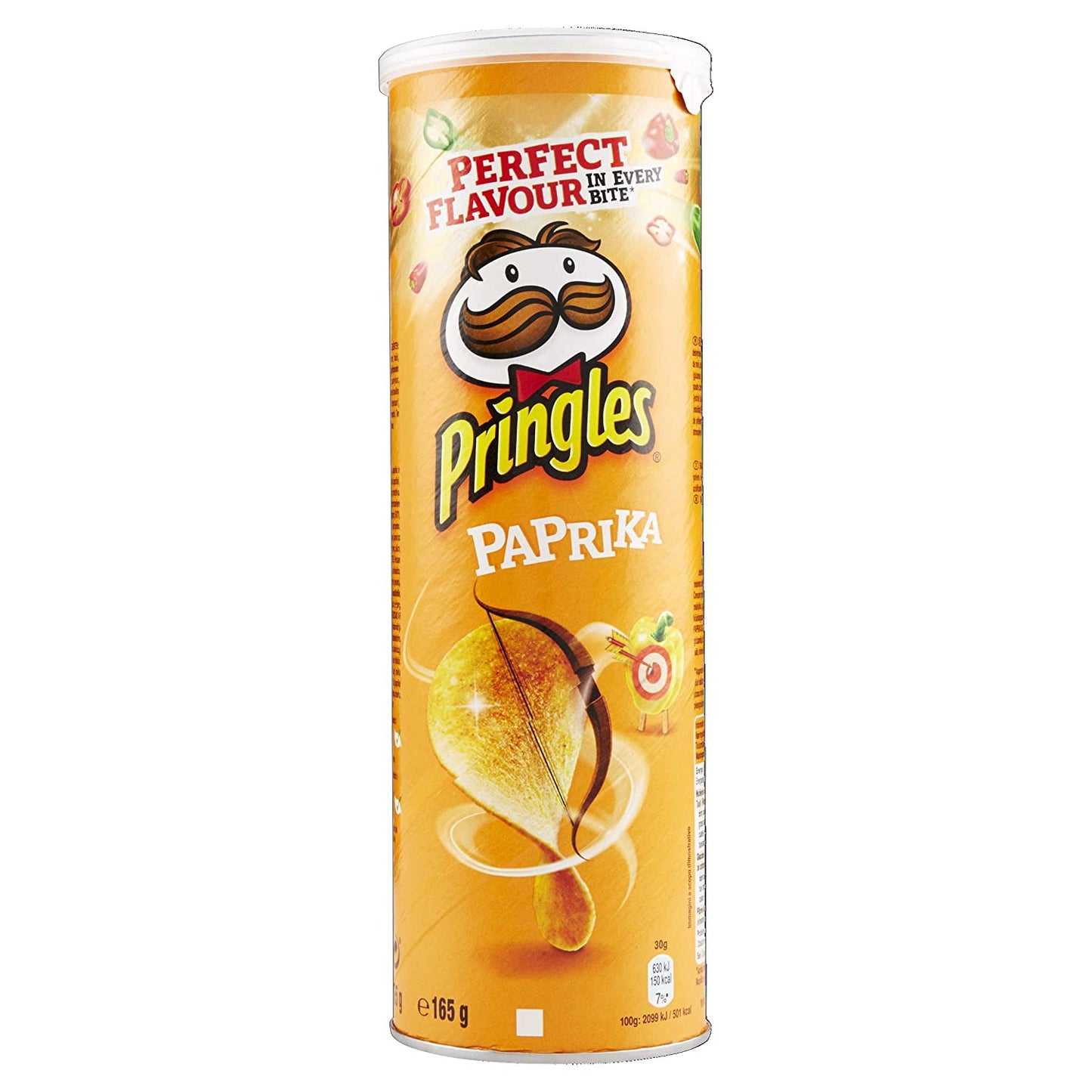 10x Pringles Paprika Potato Chips - Pack of 10 - 165 Grams each