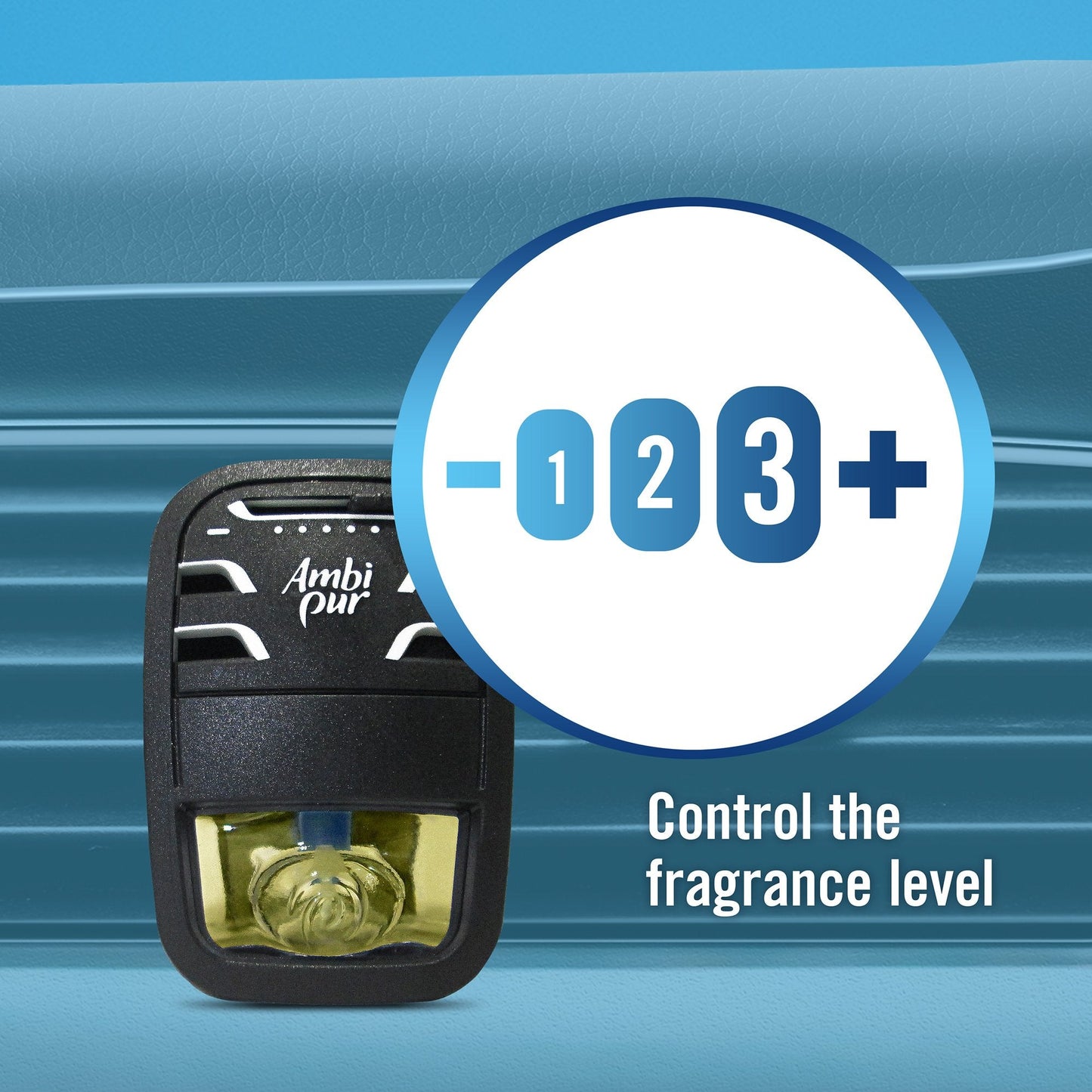 5x Ambi Pur Vanilla Bouquet Car Air Freshener Starter Kit Liquid (7.5ml each) - Pack of 5