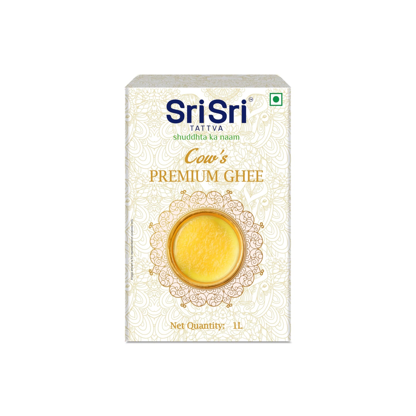 Sri Sri Tattva Premium Cow Ghee - 1 Litre (Pack of 3) | Premium Ghee for Better Digestion and Immunity | (3 Litre)