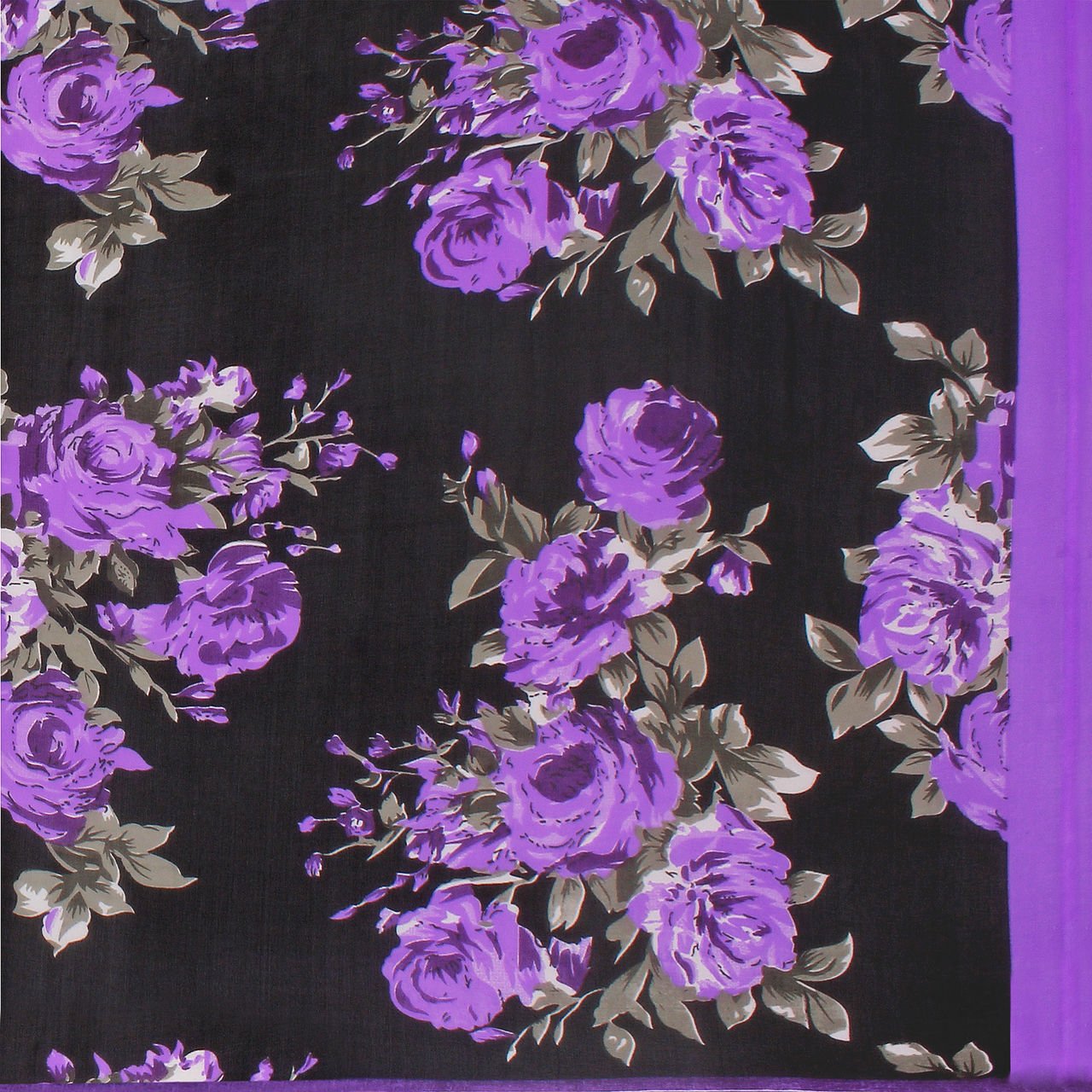 Anand Sarees Women's Georgette Saree With Blouse Piece (1152_4_Multicoloured_Free size_Purple)