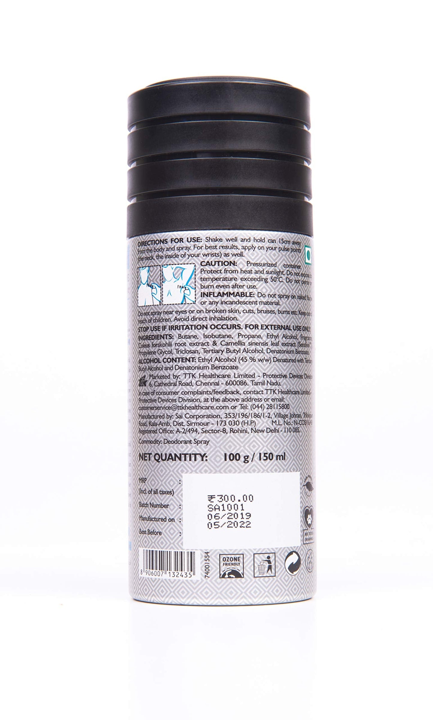 Skore Pheromone Activating Deodorant Spray For Men, 150ml (Pack Of 2)