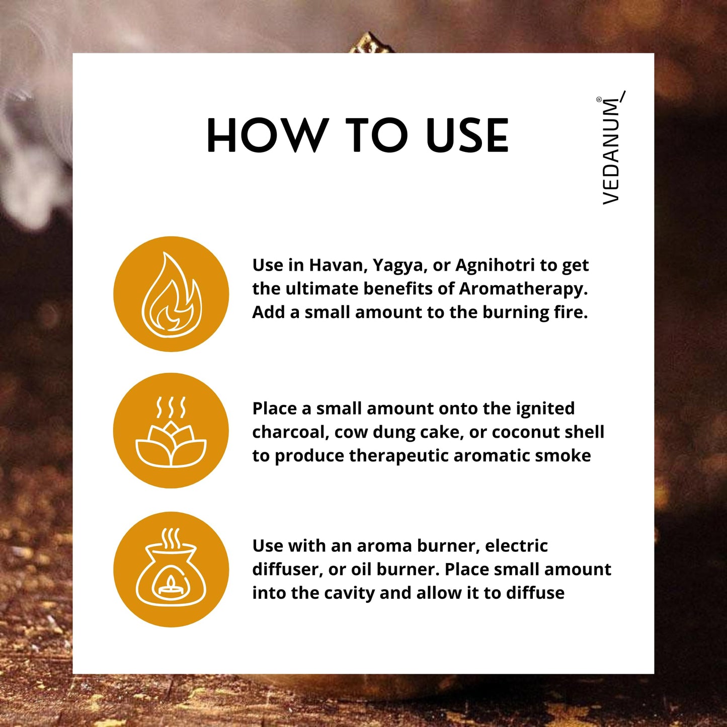 Vedanum Super Premium A Grade Kasturi Loban Solid Crystals Jar for Dhoop and Air Purification || Pack of 1 (100 Gm)