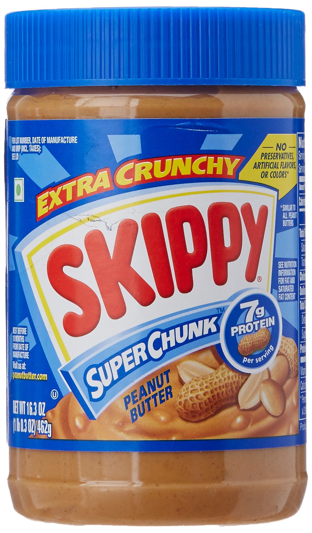 SKIPPY Peanut Butter Extra Crunchy Super Chunk, 462Gram